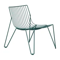massproductions chaise longue tio easy chair blue green