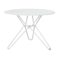 massproductions table d'appoint tio ø 60 cm white