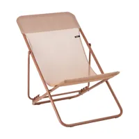 lafuma chaise longue maxi transat canyon/terracotta