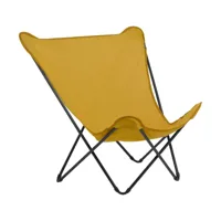 lafuma chaise longue popup xl seville curry/jaune