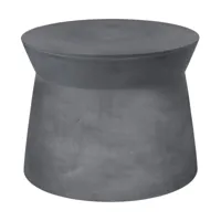 broste copenhagen table d'appoint fiber ø50 cm charcoal