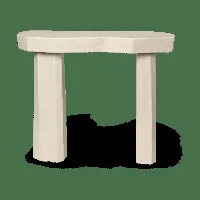 ferm living table d'appoint staffa console table 33,4x100,8x85 cm ivory
