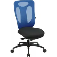 topstar chaise de bureau netpro 100 bleu  bleu