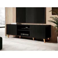 sanna - meuble tv - 150 cm - style contemporain