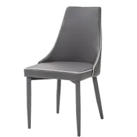 chaises en polyuréthane pure design plana - cendré x4