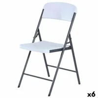 lifetime chaise pliante lifetime blanc 47 x 84,5 x 48 cm (6 unités)