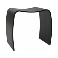 kokoon design tabouret bas mitch black 31x47x45 cm  noir