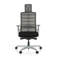 hjh office chaise de bureau / fauteuil bureau skarif tissu maille / tissu blanc hjh office  blanc