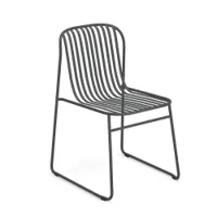chaise et petit fauteuil extérieur - riviera fer ancien