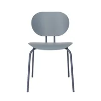 chaise et petit fauteuil extérieur - hari pp outdoor bleu marine / bleu marine