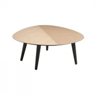 table basse - tweed mini medium chêne l 96 x p 99 x h 39 cm
