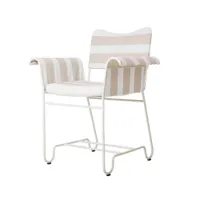 petit fauteuil - tropique blanc leslie stripe 40