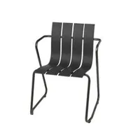 chaise et petit fauteuil extérieur - chaise ocean noir