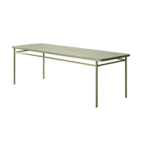 table et table basse extérieur - monacale t37 vert jonc