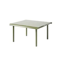 table et table basse extérieur - table basse patio 75x75 vert jonc