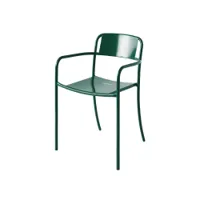 fauteuil extérieur - petit fauteuil patio plein  vert mousse