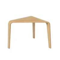 table basse - ply m multiplis de bois courbé l 55cm x p 54cm x h 36cm chêne