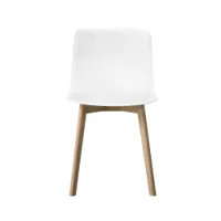 chaise - pato pieds bois blanc polypropylène, chêne naturel