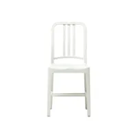 chaise - 111 navy chair blanc polypropylène recyclé, fibre de verre