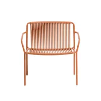 fauteuil extérieur - tribeca 3669 terracotta acier finition époxy, pvc