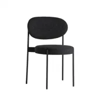 chaise - series 430 hallingdal 180 tissu kvadrat hallingdal, acier finition époxy noir