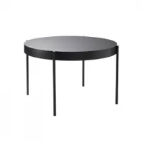 table - series 430 noir ø 120 x h 75,5 cm