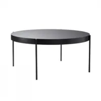 table - series 430 noir ø 160 x h 75,5 cm