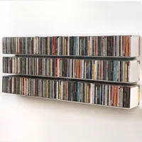 étagère range cd ucd - lot de 6 - 60 cm - teebooks