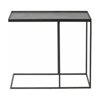 table d'appoint rectangulaire en métal à plateau m 70 x 32 cm - ethnicraft accessorie