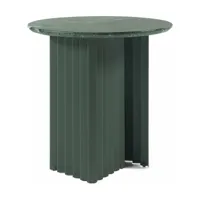 table basse ronde verte s en marbre plec - rs barcelona