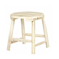 table d'appoint ronde en bois 45 cm - cosydar