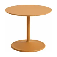 table d'appoint aluminium orange d 48 x h 40 cm soft - muuto