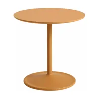 table d'appoint aluminium orange d 41 x h 40 cm soft - muuto