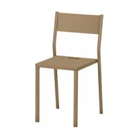 chaise en acier sable take - matière grise