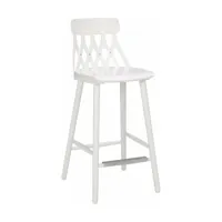 chaise de bar en bouleau blanc 63 cm y5 - hans k
