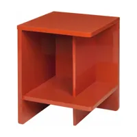 table de chevet côté droit en mdf orange tenna - broste copenhagen