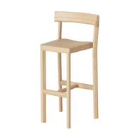 chaise en bois de chêne naturel galta 75 - kann design