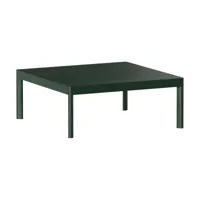 table basse en bois de chêne verte galta square - kann design