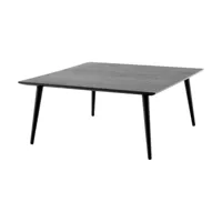 table basse en chêne massif laqué noir 90 x 90 x 40 cm in between sk24 - &tradition