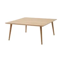 table basse carré en chêne huilé 90 x 90 x 40 cm in between sk24 - &tradition