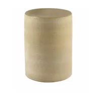 petite table d'appoint beige en céramique - serax