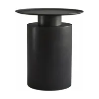table d'appoint en métal noire 50 cm pillar - 101 copenhagen