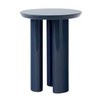 table d'appoint laquée bleue tung ja3 - &tradition