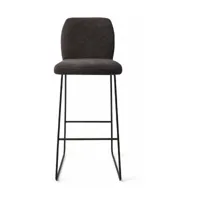chaise de bar almost black 103 cm ikata - jesper home
