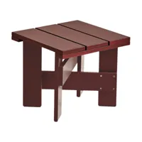 table basse d'extérieur en pin iron red crate - hay