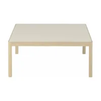 table basse en chêne gris 86 x 86 cm workshop - muuto