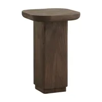 table d'appoint en bois de manguier marron 32 x 48,5 cm toke - nordal