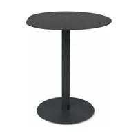 table haute en acier noir 72 x 76 cm pond - ferm living