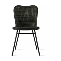chaise en osier marron 50 x 83 cm lena - vincent sheppard