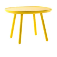 table basse jaune 64 cm naïve - emko